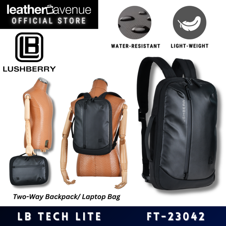LUSHBERRY TECH LITE Water-Resistant Laptop Bag Two Way Laptop