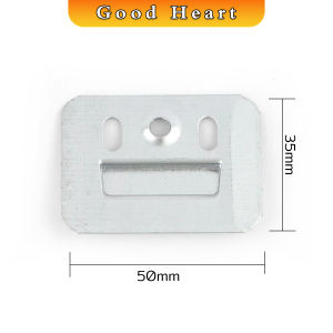 J.D. คลิปล็อคไม้ระแนง เฟอร์นิเจอร์หัวเข็มขัด 100 ชิ้น/แพ็ค หัวเข็มขัด Wall Panel Buckle