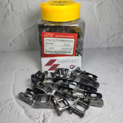 Sambungan Rantai 420/428/428H/520 Isi 10Pcs