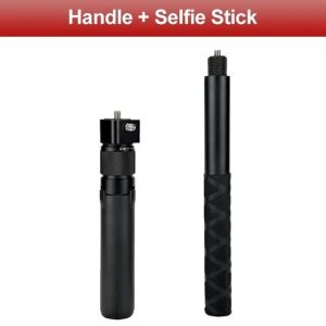 Invisible Selfie Stick Bullet Time Handle Tripod Extension Foldable for Insta360 X3 ONE X2 ONE RS GoPro Panoramic Sports Camera Tongkat Selfie Tripod Kamera Aksi