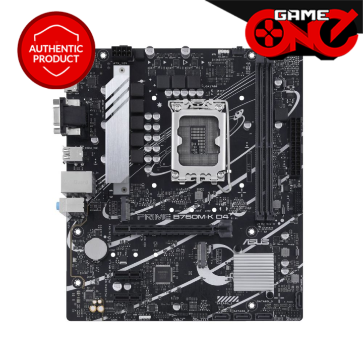 ASUS Prime B760M-K D4 Moederbord - Intel LGA 1700 MATX Met PCIe 4.0