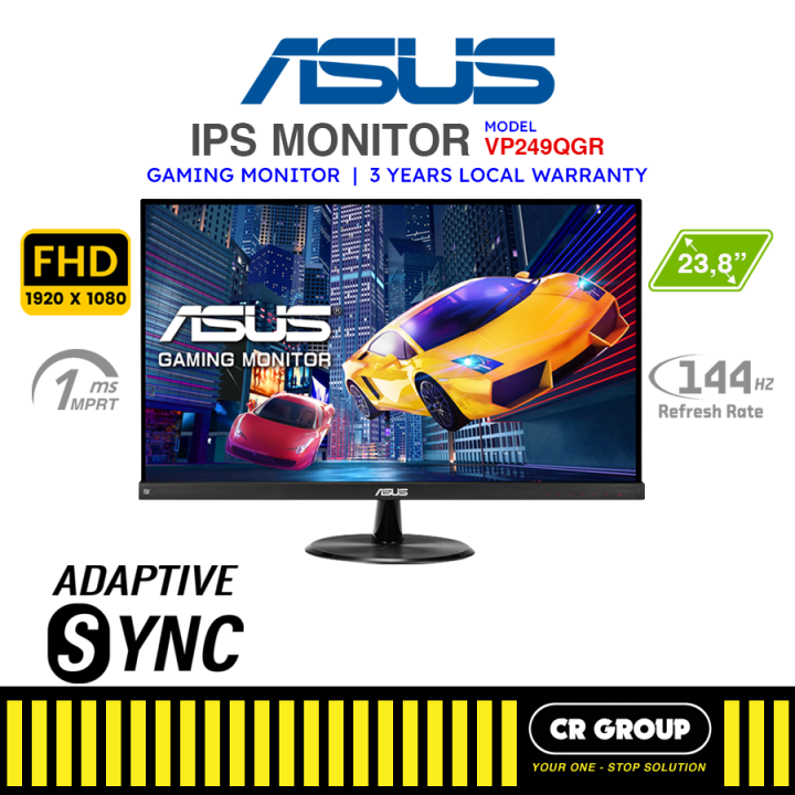 144hz 1ms Asus Vp249qgr 24 144hz Ips Gaming Monitor ASUS VP249QGR