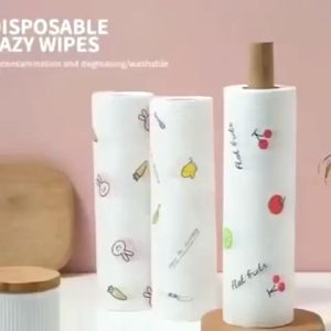 Reuseable Disposable Tissue Dapur Roll Kain Lap Sekali Pakai Serbaguna