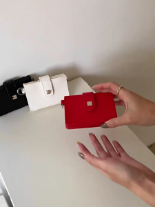 Nữ duyên dáng Ví ngắn Ví Da PU Ví doanh nhân ví cho các cuộc họp đi lại hàng ngày và du lịch