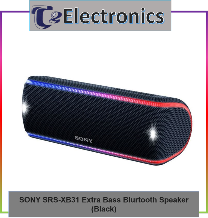 Sony SRS-XB31 Extra Bass Waterproof Wireless Speaker with