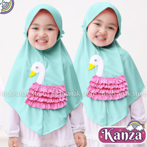 Hijab Anak TK Kanza / Hijab Anak TK Kekinian / Hijab Anak TK Tali Karet Ped Antem / Jilbab Anak Karakter Duck Rempel / Jilbab Anak Perempuan / Jilbab Anak Jersey / Kerudung Anak TK / Bergo Anak Jersey / Bergo Anak TK/ Khimar Anak