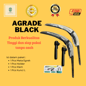 Egrek Agrade Black ori malaysia tanpa Asah Super tajam
