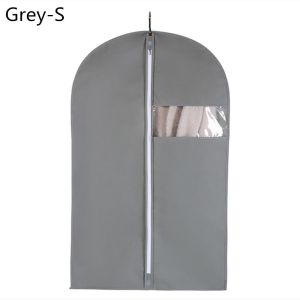 🔥🔥【COD+IN STOCK】Jacket Protecting Non Woven Fabric Hanging Dress Clothes Bag Breathable Dustproof Storage Garment Protector Suit Dust Cover Dustproof Zip Bag