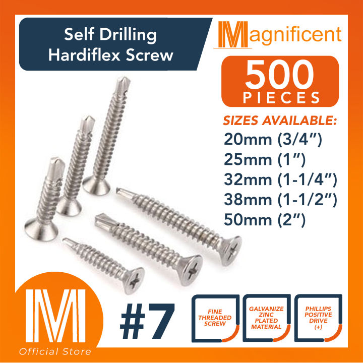 500pcs Self Drilling Hardiflex Screw Window Screw for Ficem Fiber
