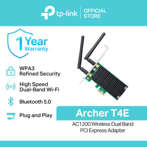 TP-Link Official Store | Archer T4E AC1200 | Wireless Dual Band PCI Express WiFi Receiver PCIe Adapter Receiver Dongle for Desktop PC