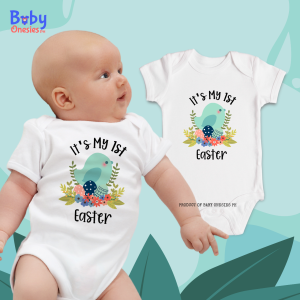 Baby Onesies PH Its My 1st Easter Baby Chick Onesie 0-12 months Newborn Baby Boy Girl Cotton Baby Clothes