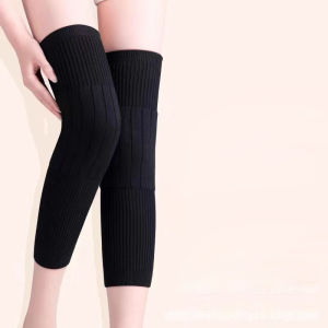 Warm Knee Pads Leg Protection Winter Comfort For Elderly Women/Thickened Cashmere Elastic Knee Support/Pain Relief/Outdoor Use