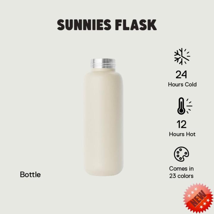 Sunnies Flask Bottle 25oz (Customizable Insulated Water Tumbler for Hot ...