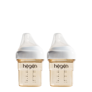 Hegen PCTO™ 150ml/5oz Feeding Bottle PPSU 2-Pack with Slow Flow Teats (1 to 3 months)