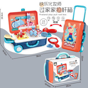 Pretend Play Suitcase Kid Educational Toys Simulation Briefcase Makeup Tool Doctor Kitchen Toys Play Set For Kids