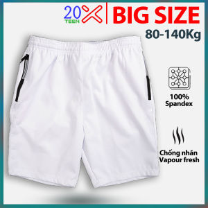 Quần BIG SIZE thể thao nam đẹp mặc nhà ngắn vải thun lạnh co giãn 4 chiều VNO59