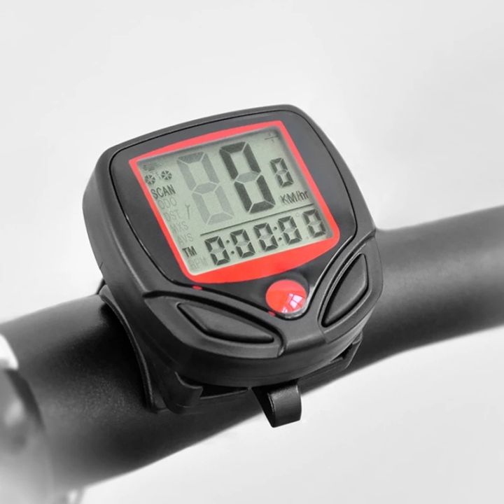 Waterproof Bicycle Bike Cycle Lcd Display Digital Computer Speedometer ...