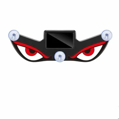 CHDHALTD Blinking Moving Eyes Solar Demon Eye Light Suction Cup Installation Suction Cup Mount Car Ambient Light Safety Signal Lamp Warning Vehicle Signal Lights Car Roof Decoration