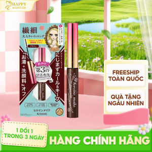 Mascara Dạng Màng Film Nâng Cao Siêu Chống Trôi Giúp Chải Tơi Và Làm Dài Mi Kissme Heroine Make Micro Mascara Advanced Film 4.5G ( 2 Màu )