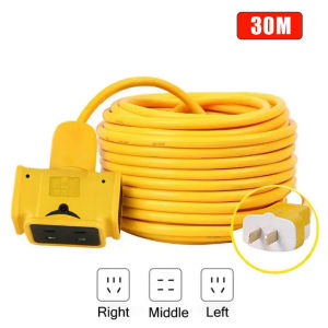 [Spot +24hours delivery]Extension Cord Socket With Cable Extra-long Plug-in Strip 10/20/30 Meters Extension Wire
