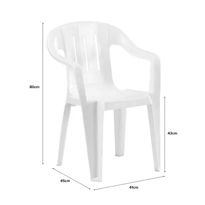 (JIJISG) SAM Plastic Chair / Stacking / Space Saving / Event / Make Shift / Light Weight / Plastic