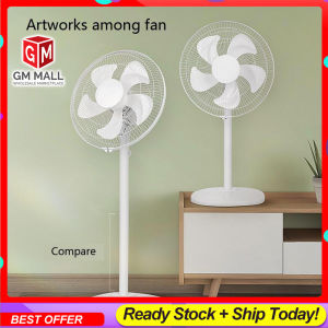 Exclusive White Stand Fan Floor Fan 2in1 16 - [NEW] [FS-40]