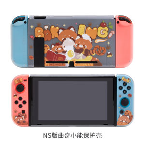 Cookie Bear Switch Protective Case Slim Cover Case for Nintendo Switch/OLED/Lite Console Joy-Con Thumb Grip Cap Switch Storage Bag Dust Cover Game Accessories