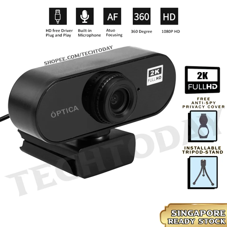 SG ReadyStock] Óptica 2K Full HD |1080P Webcam Mini Computer PC
