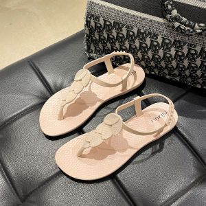 [Free Shipping] Summer New Style Flip-Flop Flat Sandals For Women Fashionable Casual Student Hollow-Out Beach Large Size Roman Sandals