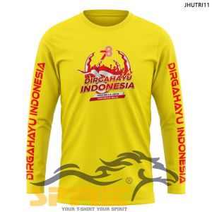 KAOS T-SHIRT 17 AGUSTUS 1945 DIRGAHAYU REPUBLIK INDONESIA KE 78 TERBARU ALL COLOUR PRIA/WANITA