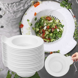 3PCS New Cat Ear Sink Filter Basket with Handle for Household Kitchen Leftovers Filter Anti-Odor and Anti-Blocking Sewer Filter