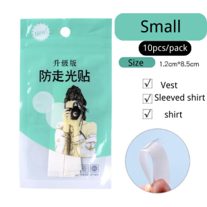 Anti Glare Invisible Seamless Transparent  Sticker Clothes Fixing V-neckline Chest Double Sided Glue  Non-Slip Artifact