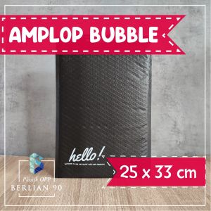 Amplop Bubble Mailer Rusfet 25x33 cm / Amplop Bubble Envelope / Security Bag / Polybubble 25x33 cm