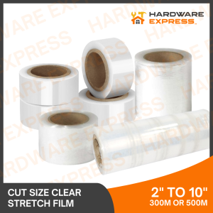 Stretch Film / Cling Wrap Cut Size W/ 2" Core (2" / 3" / 4" / 10")