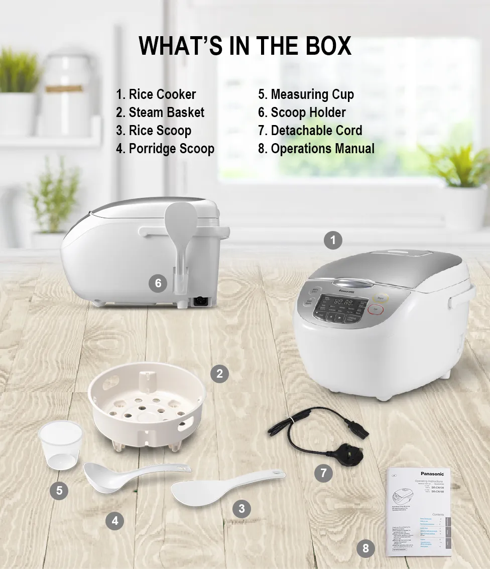 Panasonic SR-CX188 Rice Cooker 1.8L description image 6