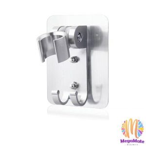 MegaMate ที่แขวนฝักบัว แบบติดกาว ไม่ต้องเจาะผนัง ความสามารถในการรับน้ำหนักที่ดี shower bracket