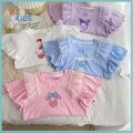 ABCKIDS Girls Princess Sleeves Shirt and Balloon Skirt Top and Skirt SET Cute OOTD Kuromi MyMelody. 