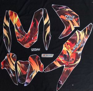 Decal sticker full body beat deluxe motif aldous