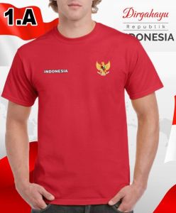 Kaos Oblong 17 agustus 2024 / DIRGAHAYU / GARUDA HUT RI INDONESIA 79