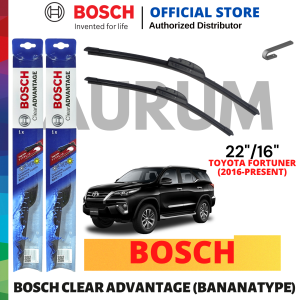 Bosch Clear Advantage Wiper blade set for Toyota Fortuner 2016-PRESENT (22/16) 2PCS