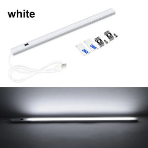 30/40/50cm Aluminium Profile USB LED Bar Light Strip 5V Hand Scan Motion Sensor Kitchen Lamp Bathroom Bedroom Cabinet Lighting