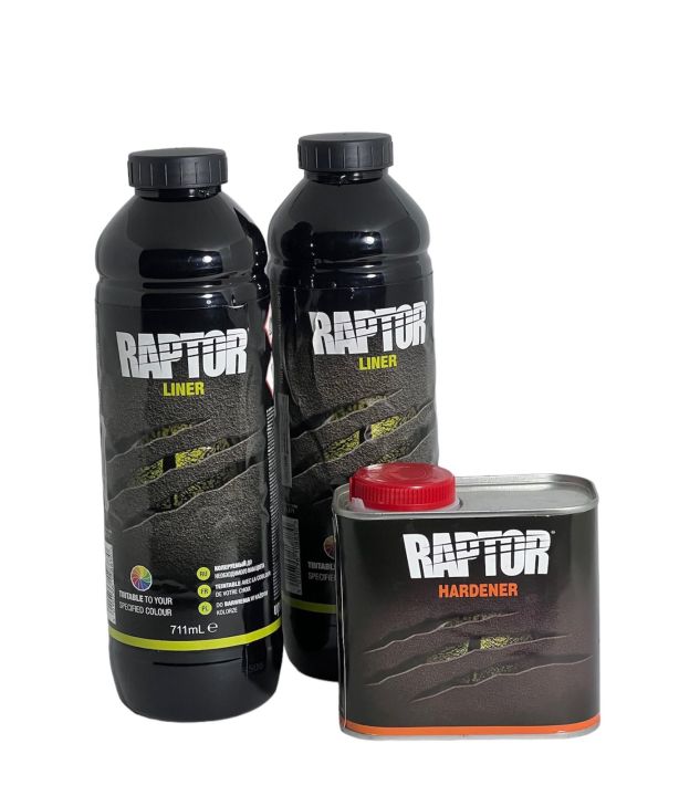 U Pol Raptor 820 U-POL Raptor Bedliner Black 2 LITER Kit | Lazada PH