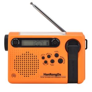 GUAIP Power Bank Portable Solar Hand Crank Radio 2000mAh Phone Charger Weather Emergency Radio Convenient AM/FM/SW USB Charging Hand Radio Camping