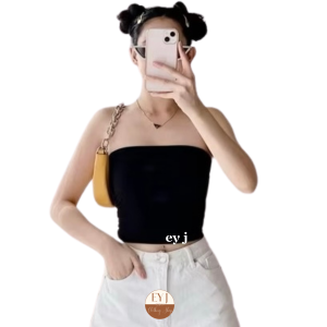 Tube Knitted Top Womenswear Lady Casual Basic Comfortable Everyday Petite Sleeveless
