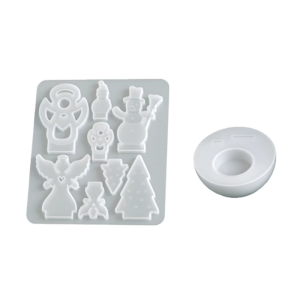 Flexible Silicone Christmas Mould Set For Home Decoration And Gift Making