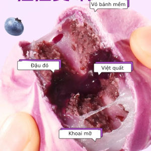 Bánh Việt Quất Sắn Tươi vị ngọt nhẹ mềm dẻo nhân thơm vỏ mềm thích hợp cho cả nhà