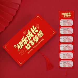 NCNC(okdeals01) 2026红包封红包袋 马年红包 2026 red packet Luck Money Bag Red Envelope New Year Packet DIY Packing Blessing Bag Foldable Best Wishes Money Pocket Celebration Party