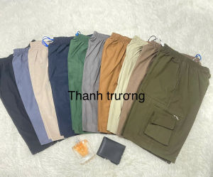 COMBO 5 quần kaki túi hộp 5 túi có khóa kéo chắc chắn 2 bên phù hợp cho mọi lứa tuổi có size lên đến 95kg