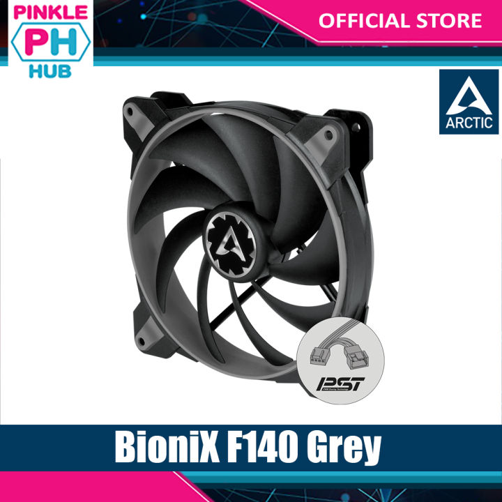 Arctic BioniX F140 Grey Gaming Case Fan with PWM PST (ACFAN00161A ...