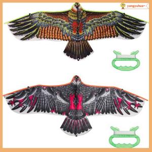 Yangyuhua 1.1m Eagle Kite with 30 Meter Kite Line Children Flying Bird Kites Outdoor Toys